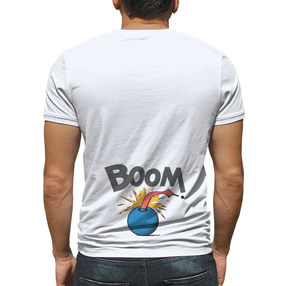 Custom Tee Shirts: BOOM! - Explosive Energy and Pop Culture|bomb pop 4th of july shirt