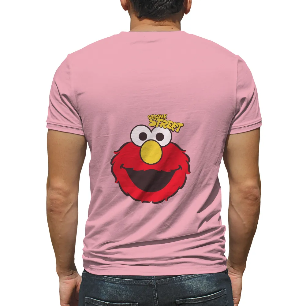 Tee Shirt Printing: Elmo Sesame Street Happy Smile|cheap cartoon graphic tees