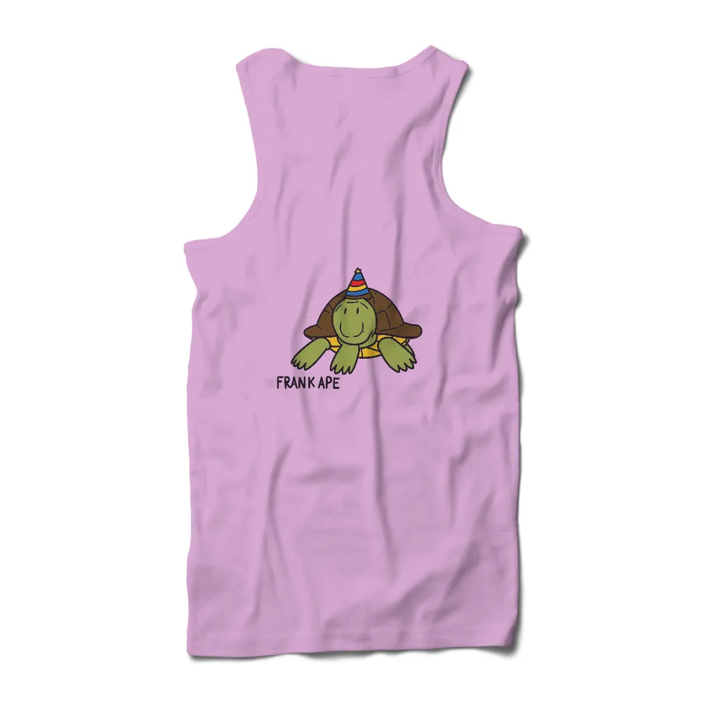 Graphic Tees: Celebrate Joy with Timmy the Turtle|men hot pink graphic tee