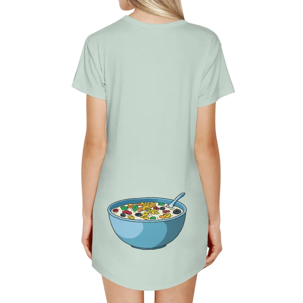 Shirts Graphic Tees: Start Your Day with Joyful Morning Cereal|saturday morning pancakes shirts