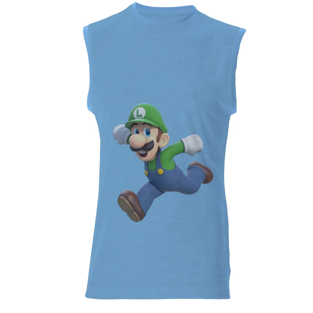 T-Shirts Pattern: Luigi's Adventure - Gaming Icon|video game class shirt