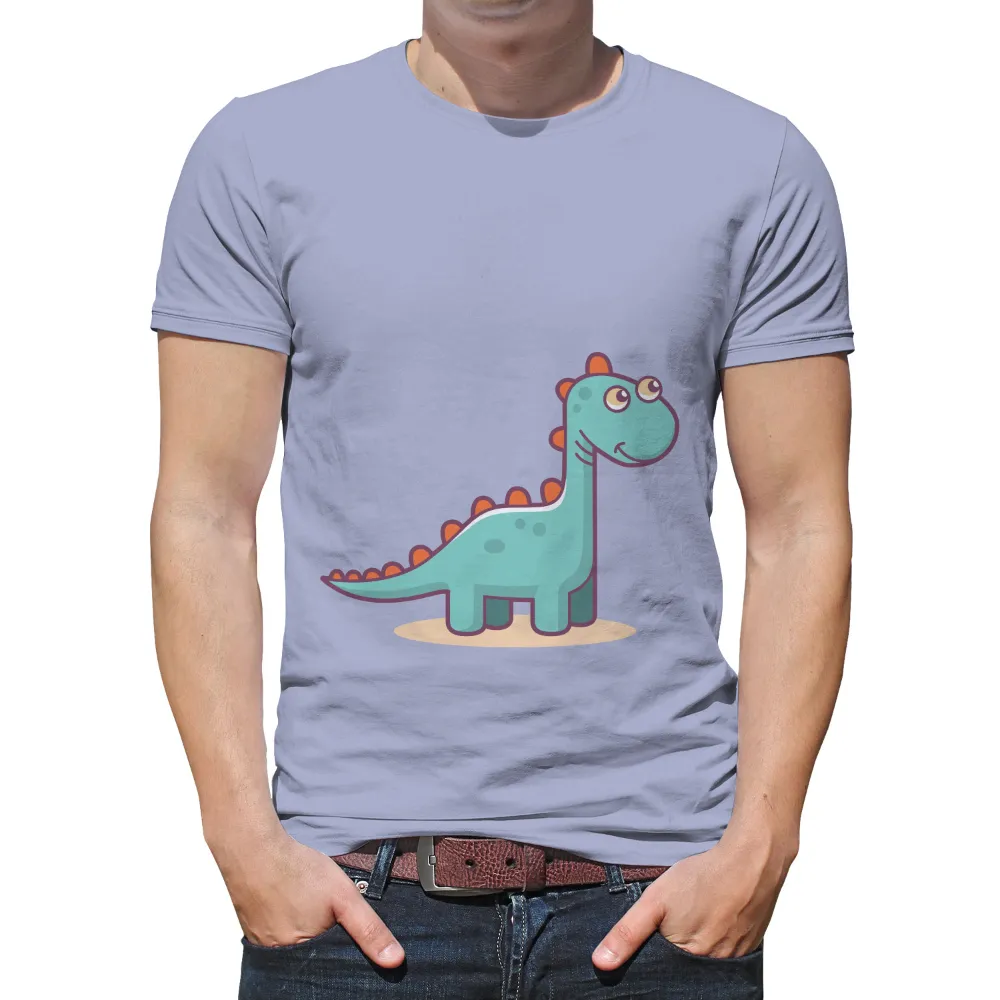 Tee Shirt Printing: Whimsical Dino - A Symbol of Joy and Innocence|father's day dinosaur shirt