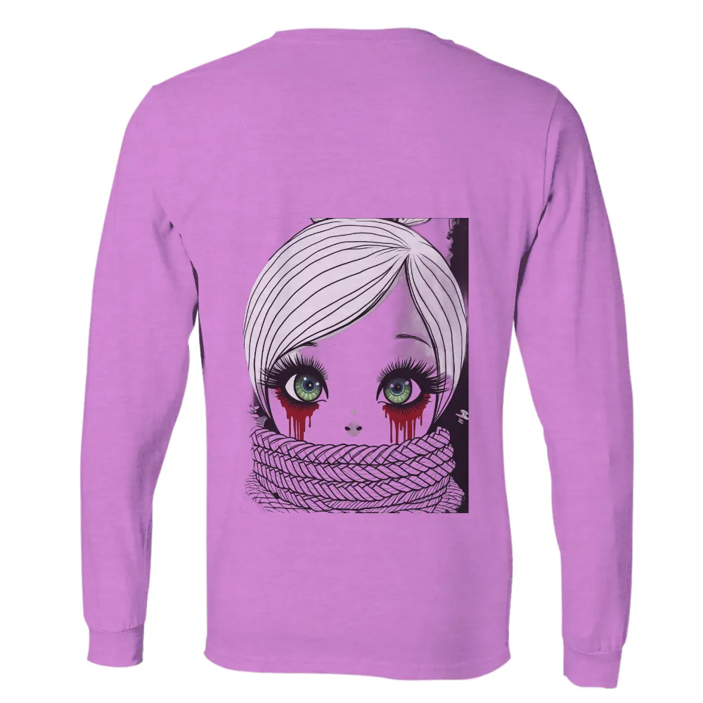 Shirts Graphic Tees: Luna's Journey - Emotional Strength and Determination|blood t shirt for roblox