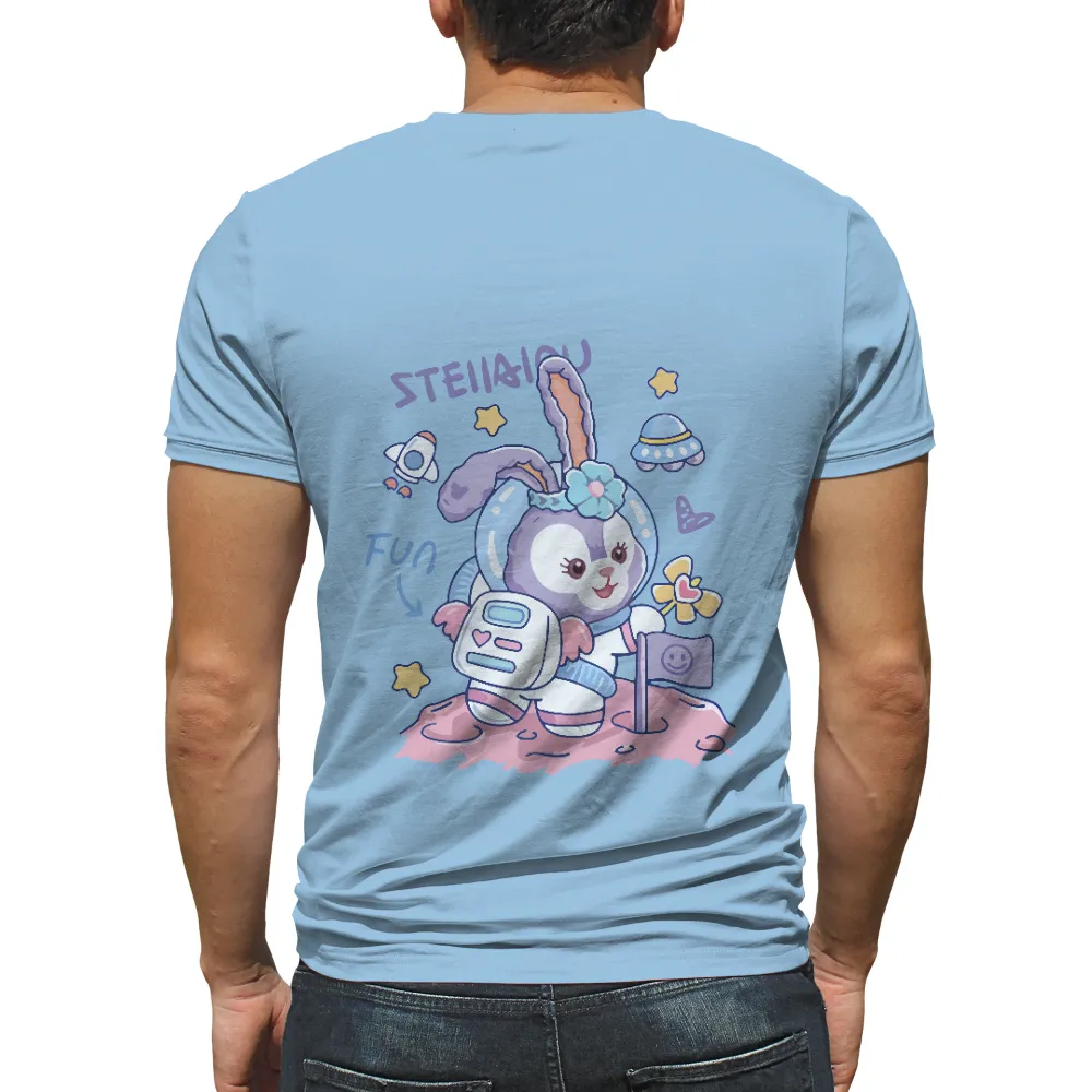 T-Shirts Custom: Stella's Space Adventure - Artistic Designs|my butt hurts bunny shirt