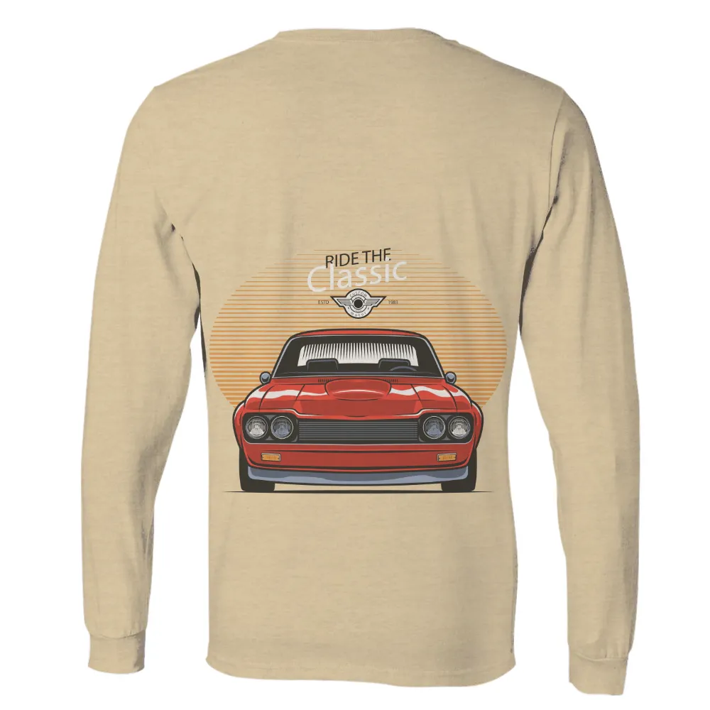 Graphic Tees: Ride Time Classic - Vintage Muscle Car Enthusiast|hot rod and muscle car t shirts