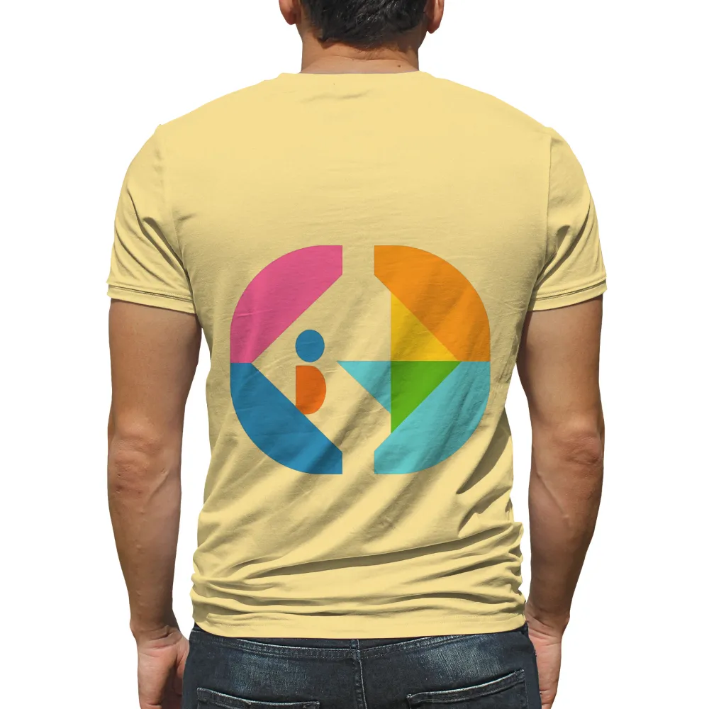 T-Shirts Pattern: Geometric Shapes Unite in Vibrant Harmony|beer diversity t shirt