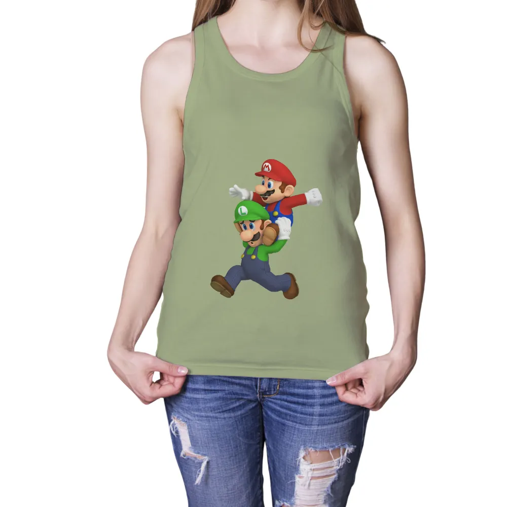 T-Shirts Design: Mario and Luigi Adventure - Gaming Culture|mario hilario t shirt