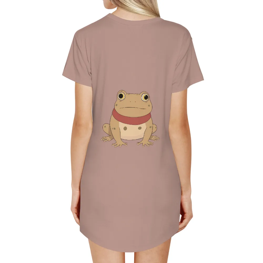 T-Shirts Pattern: Meet Freddie the Frog - Artistic Minimalist Design|roblox frog shirt