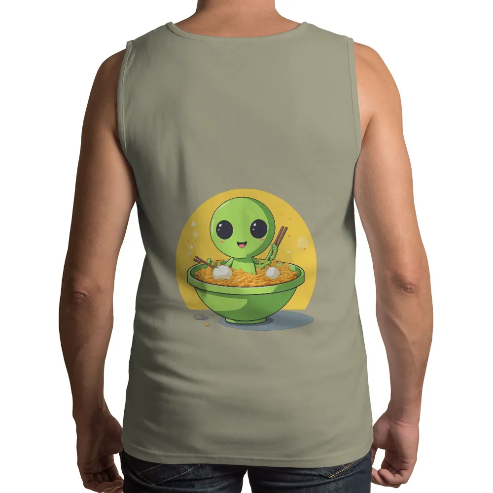 TShirt Printing: Alien Noodles - A Universal Culinary Delight|alien is beautiful shirt