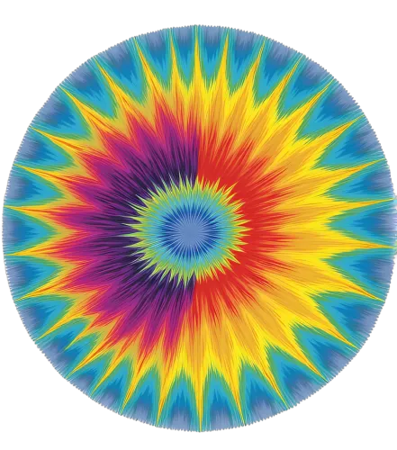 T-Shirt Printing: Vibrant Mandala - Unity in Colors