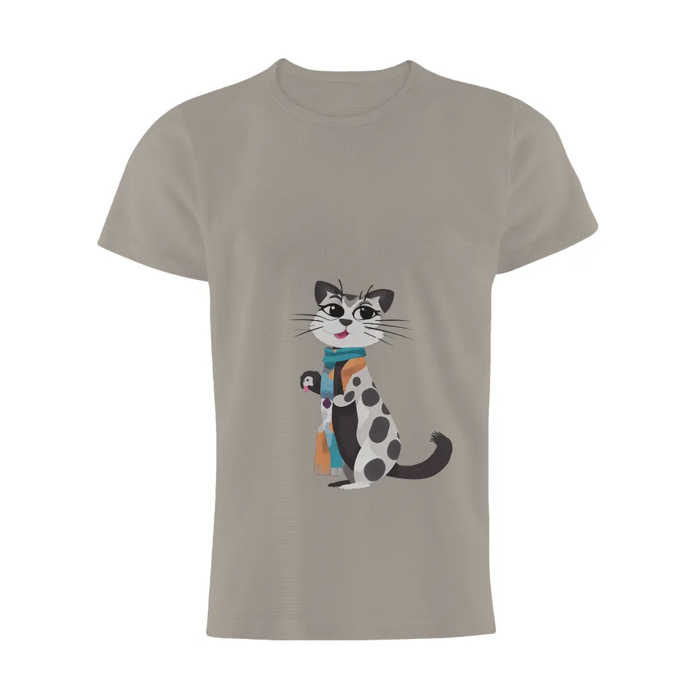 Custom T-Shirt Printing: Whiskers the Fashionable Cat|sixers city shirt