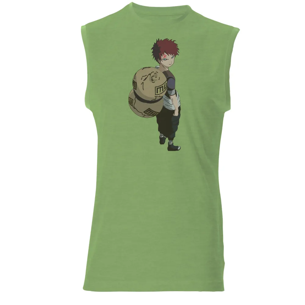 Gaara Minimalist TShirt Design - Anime Character with Inner Strength|white sox ninja turtles shirt