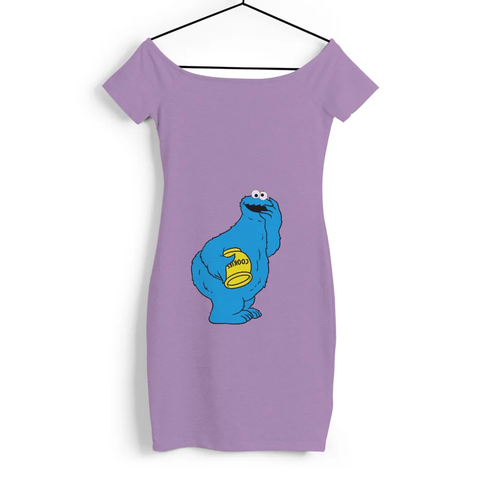 T-Shirts Custom: Cookie Monster Joyful Indulgence|neon yellow dri fit shirt long sleeve