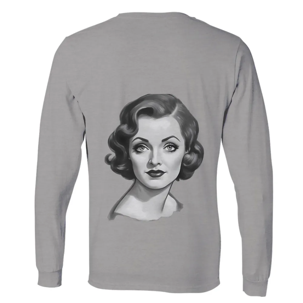 Graphic Tees: Timeless Beauty from the Golden Age of Hollywood|roblox black and white shirt