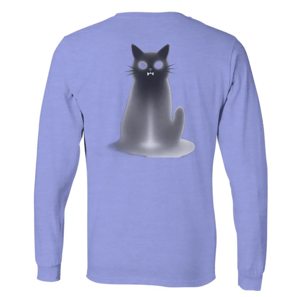 Ghostly Cat T-Shirt Printing | Mysterious & Eerie Glow| mysterious cat