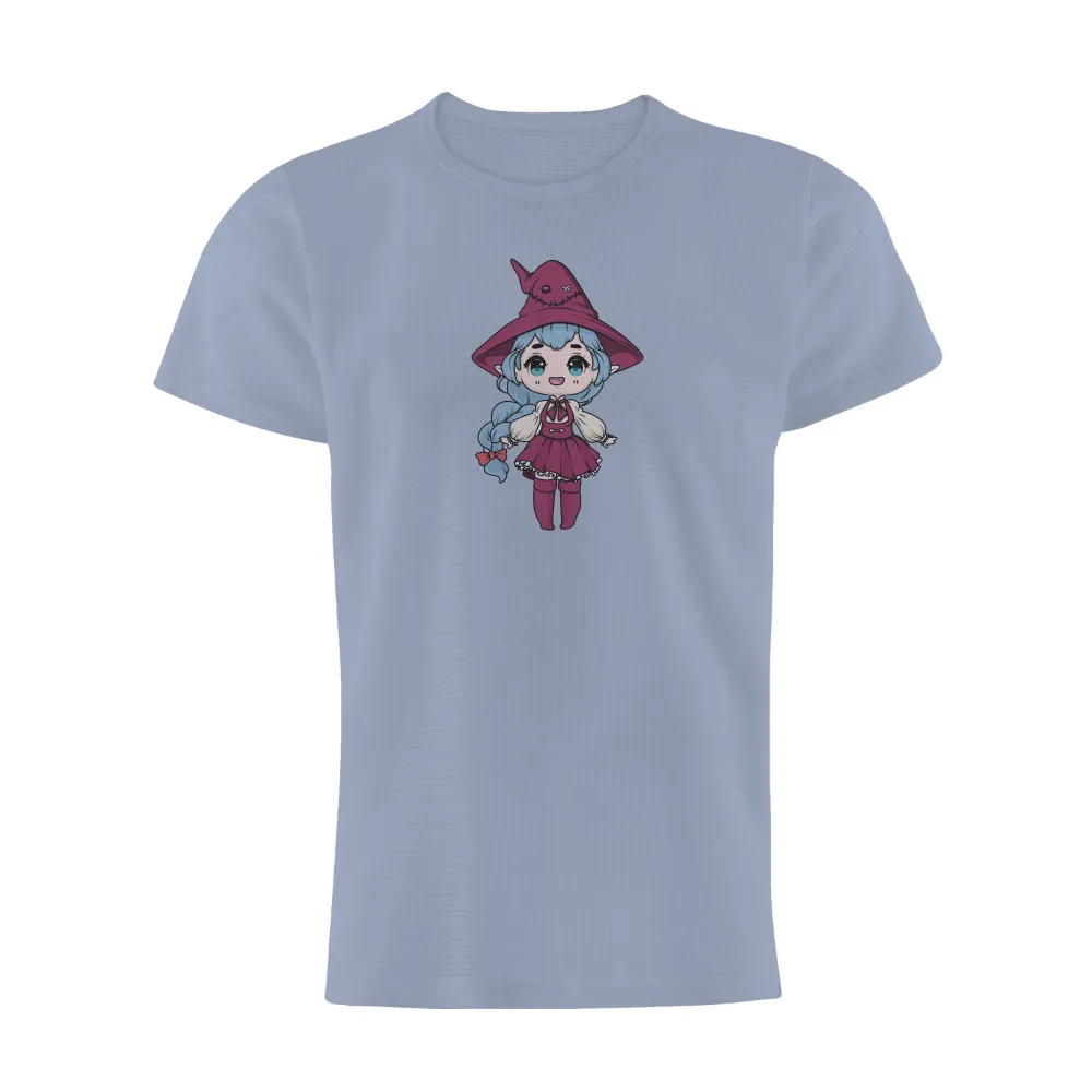 Custom T-Shirt Printing: Luna the Cheerful Witch|adventure time star wars shirt