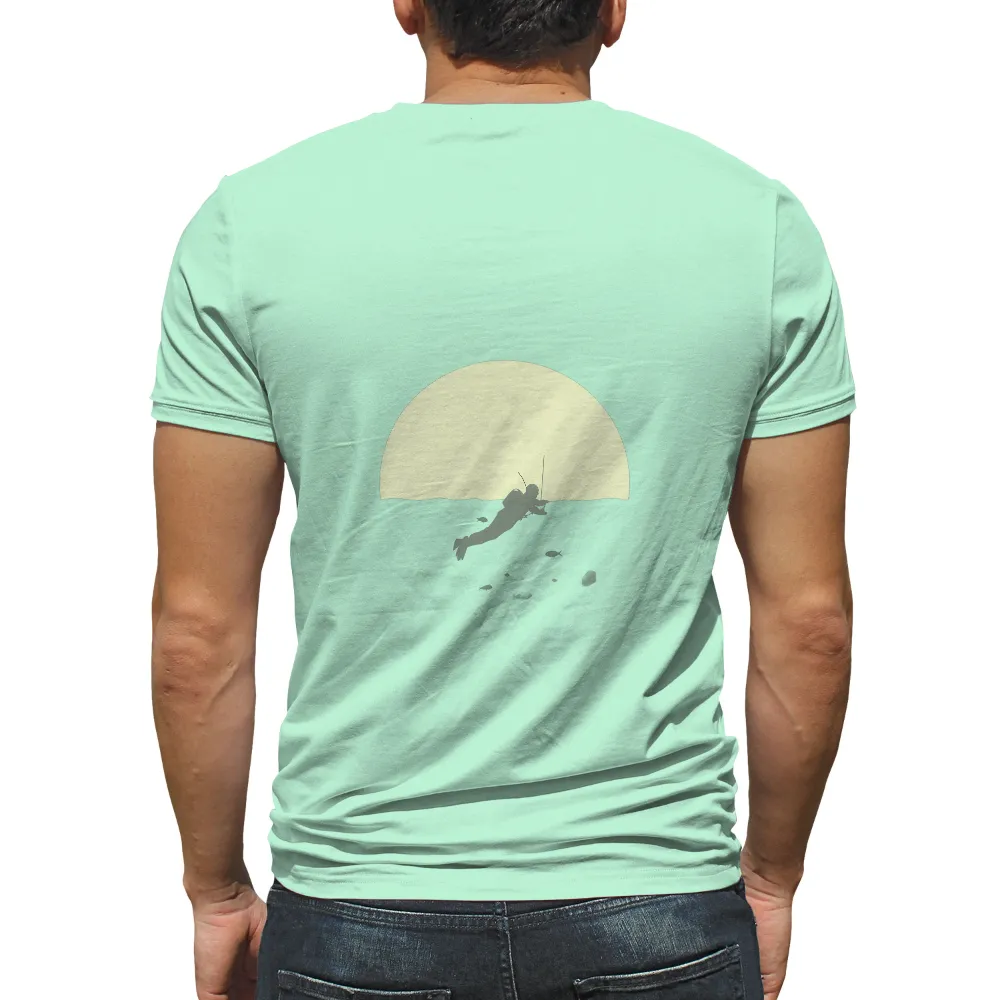 Graphic Tees: Diver's Moonlit Adventure|adventure time star wars shirt