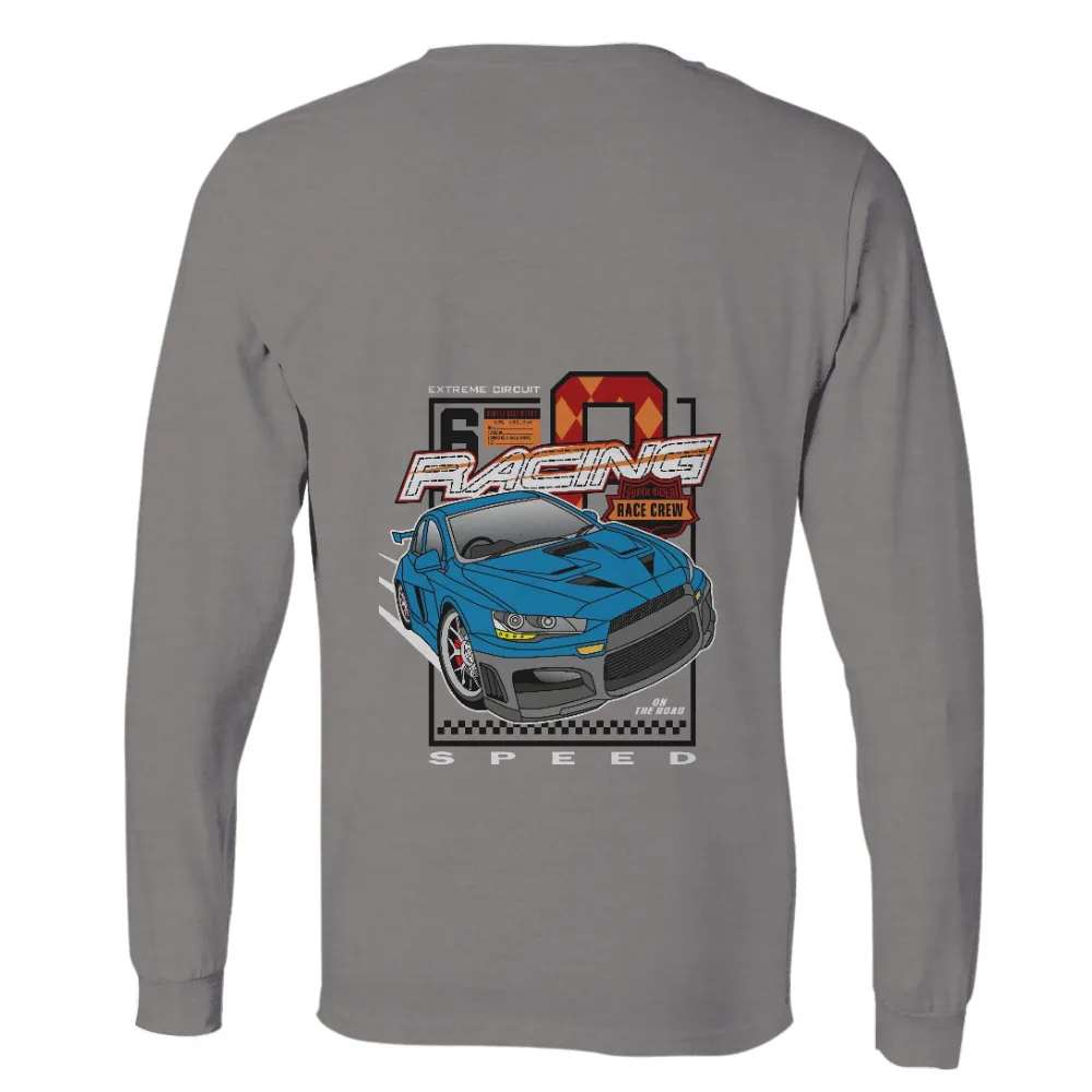 TShirt Design: Extreme Circuit Racing - Super Rider Race Crew|hot rod and muscle car t shirts