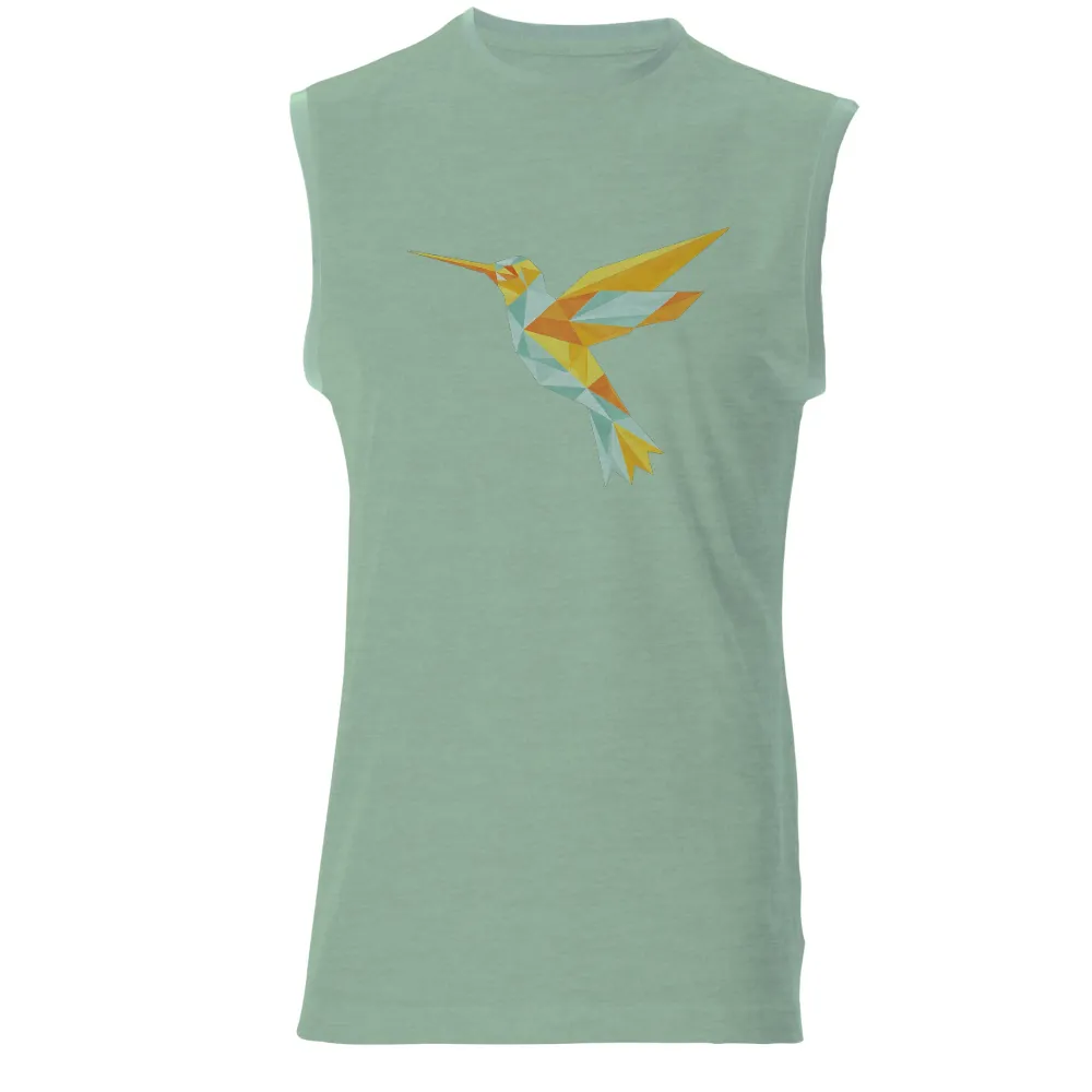 Tee Shirts Printed: Geometric Hummingbird - Freedom and Joy|freedom celtics jersey