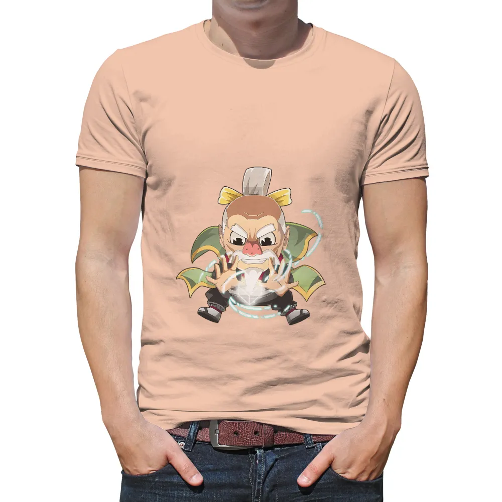 Customized Tee Shirts: Master Shen - Guardian of the Crystal|dri fit sun protection