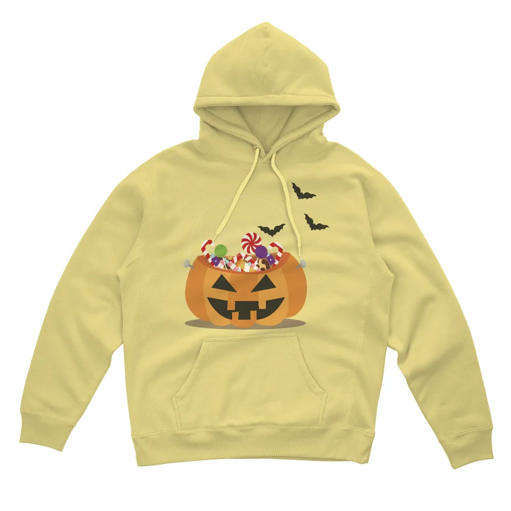 TShirt Printing: Halloween Pumpkin Bucket Filled with Candies|vineyard vines halloween shirt 2022