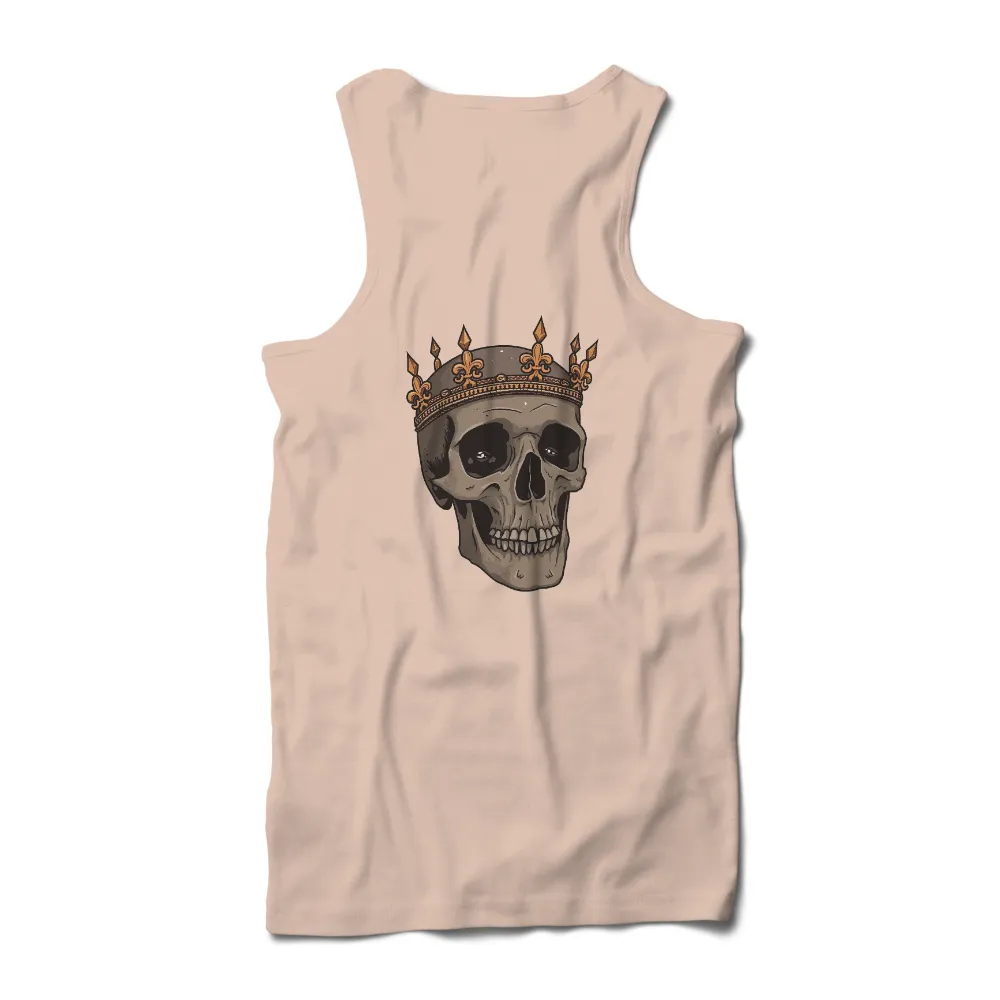 Customized Tee Shirts: Eternal Sovereign - Skull Crown Design|nba black history month t shirts 2022