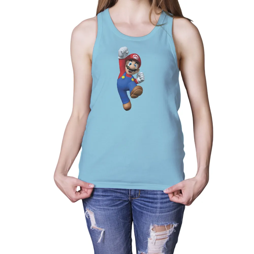 Custom Tee Shirts: Celebrate Mario's Adventure with Vibrant Colors and Dynamic Pose|eraserhead t shirt my hero academia