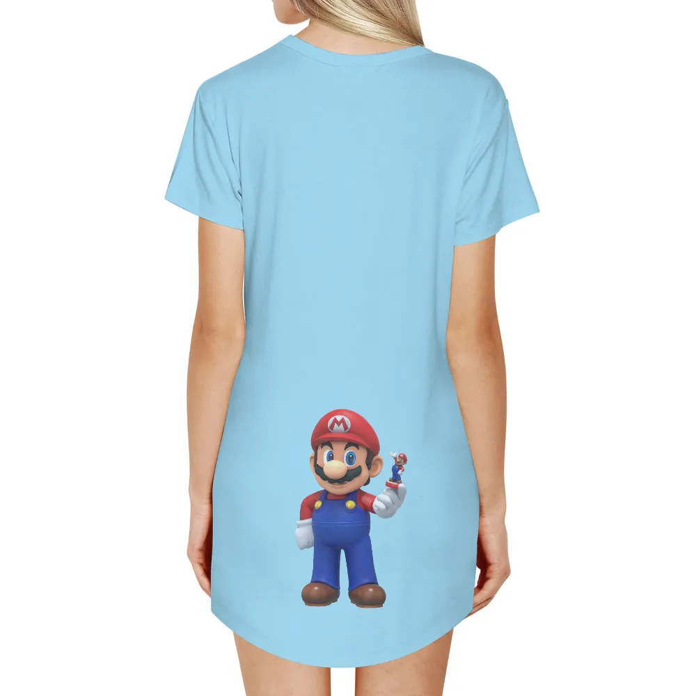 Customized Tee Shirts: Adventure with Mario|mario shirt off