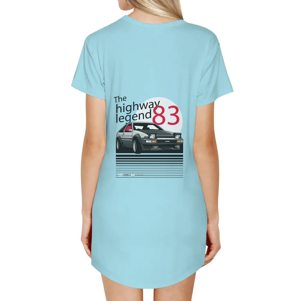 Tee Shirt Printing: Toyota Trueno AE83 - Vintage Car Enthusiasts|nostalgic tees