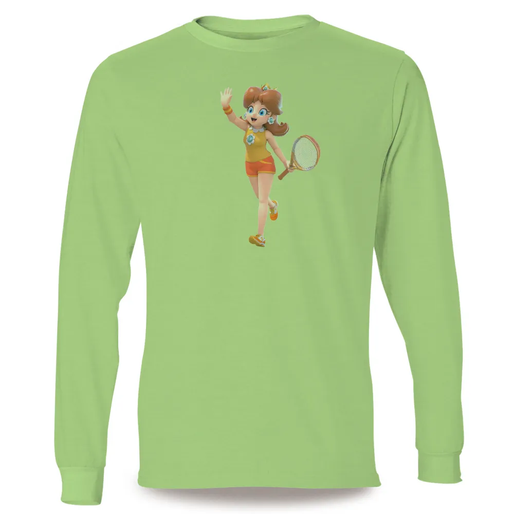 TShirt Printing: Celebrate Tennis with Daisy's Energetic Design|mr cartoon modelo shirt