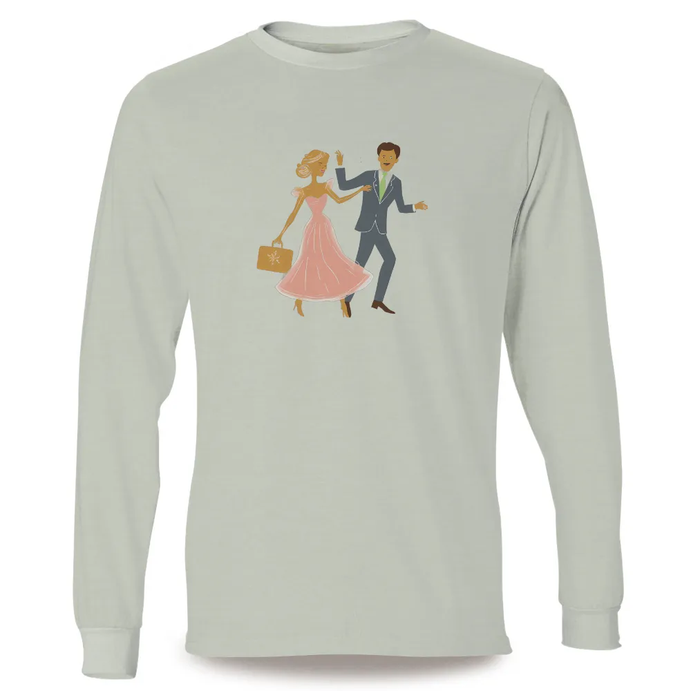 Custom Tee Shirts: Vintage Dance Romance|vintage 1970 men's shirt