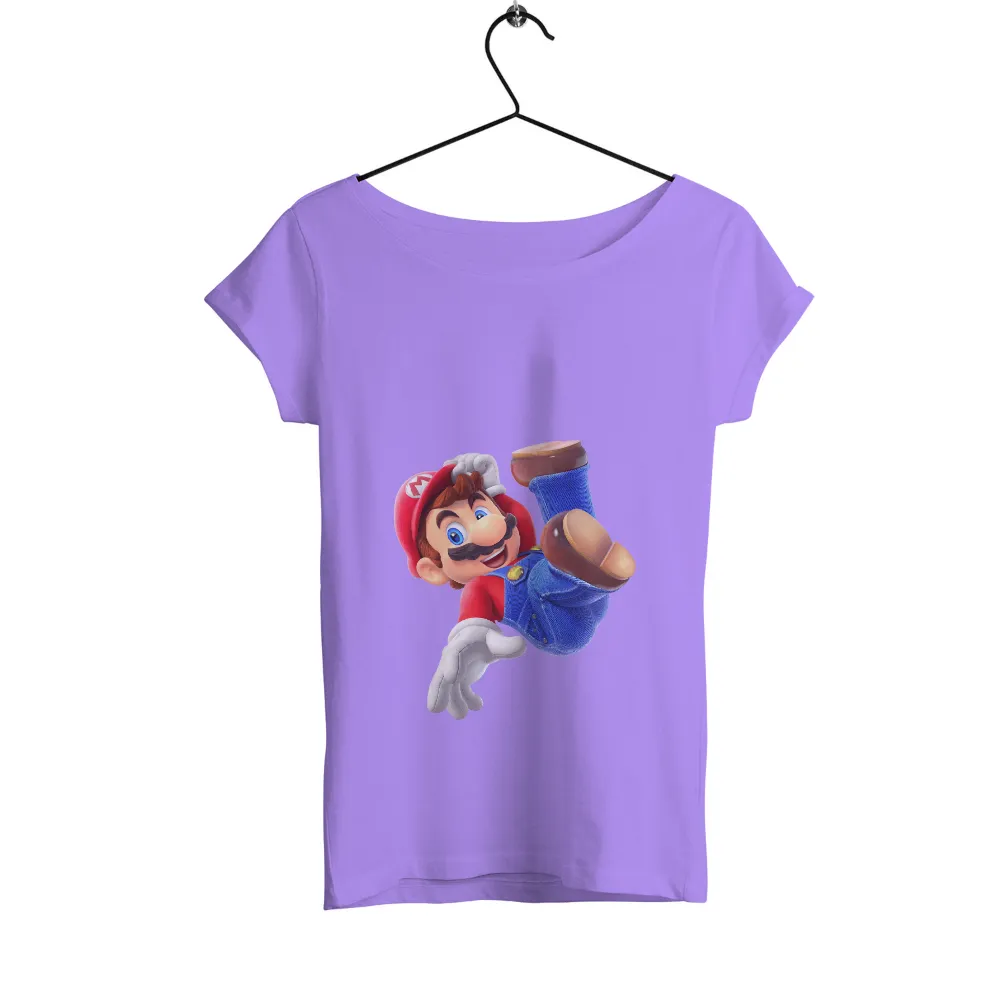 Custom T-Shirt Printing: Mario's Leap of Adventure|adventure time dancing with monsters shirt