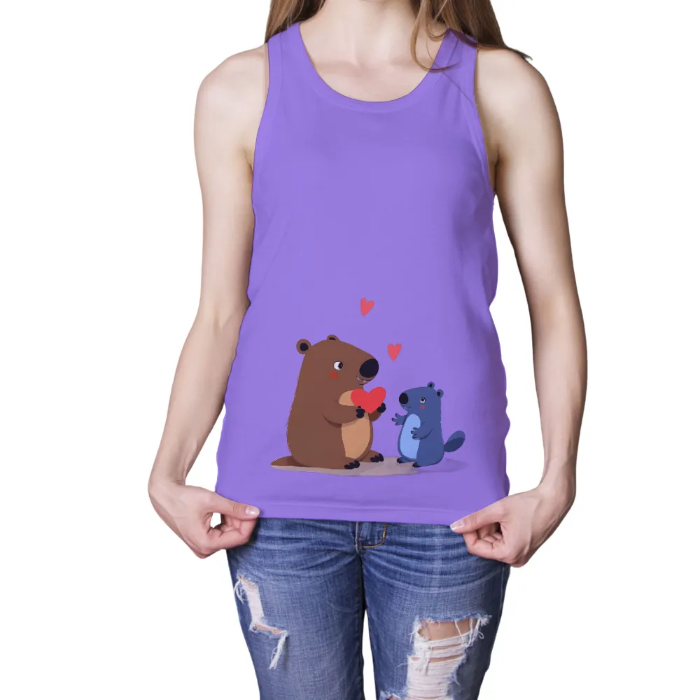 Customized Tee Shirts: Heartfelt Groundhogs - Love and Friendship|t shirt roblox i love