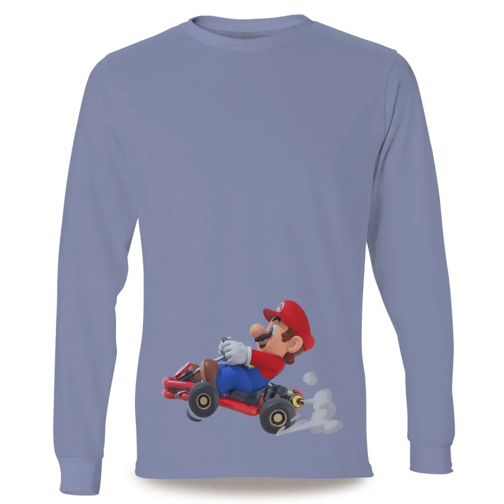 TShirt Printing: Mario Go-Kart Adventure - Gaming Nostalgia|you only got video game t shirt