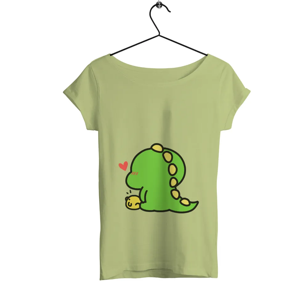 T-Shirt Printing: Adorable Dino - Whimsical Joy and Exploration|roblox t shirt heart