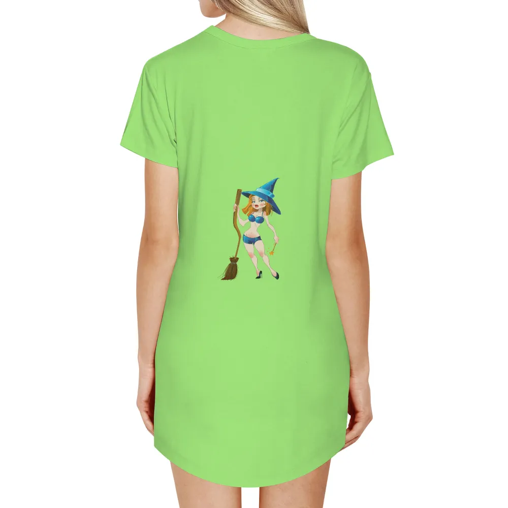 Custom Tee Shirts: Enchanting Witch Adventures with Luna|brave hot shirts