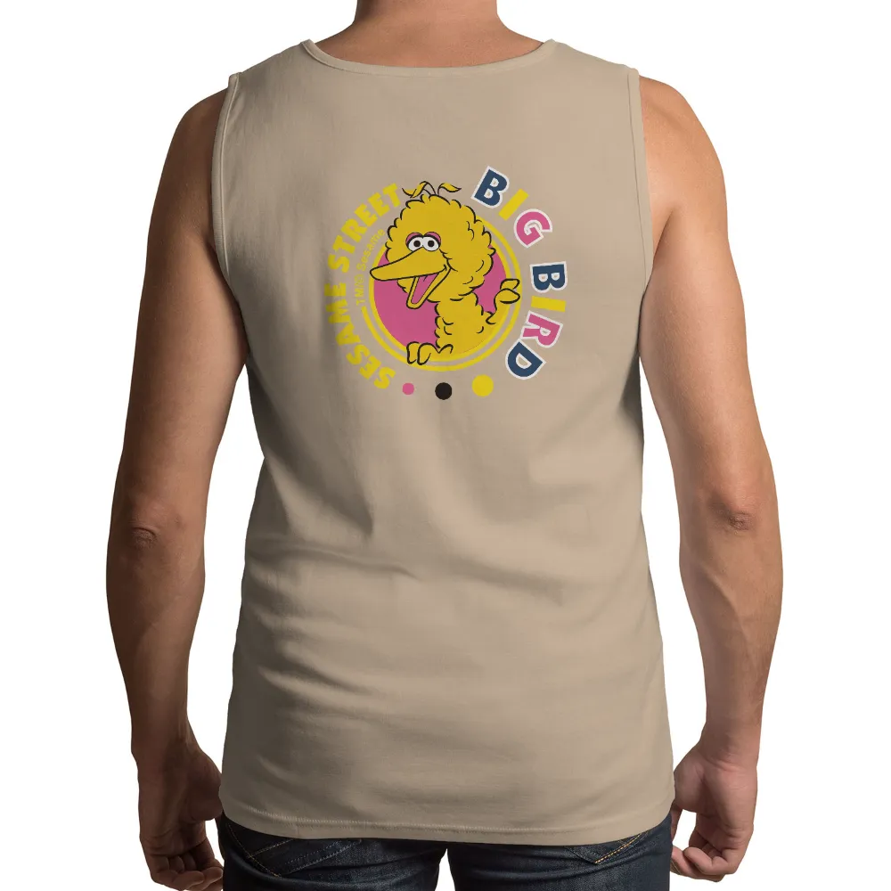 Custom Tee Shirts: Celebrate Childhood Nostalgia with Sesame Street's Big Bird|capitalist nostalgia shirt