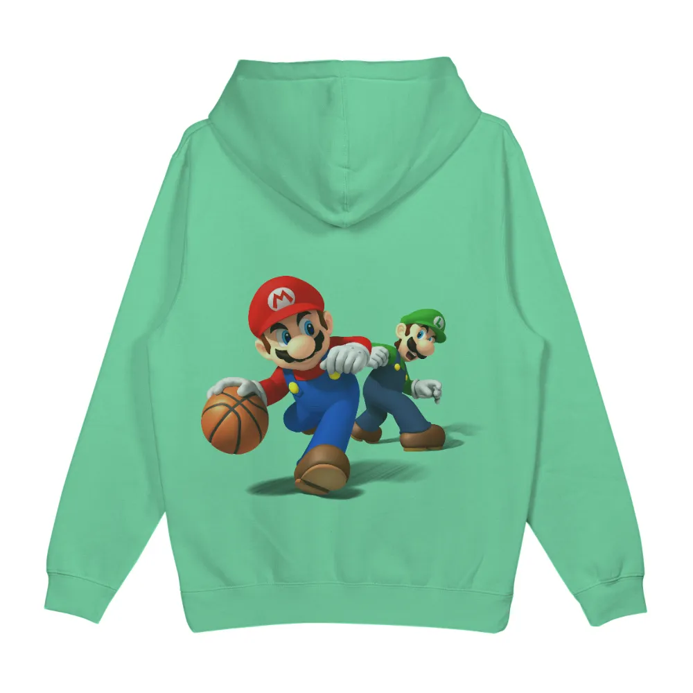 Tee Shirts Printed: Mario and Luigi Basketball Competition|john cena shirt super mario