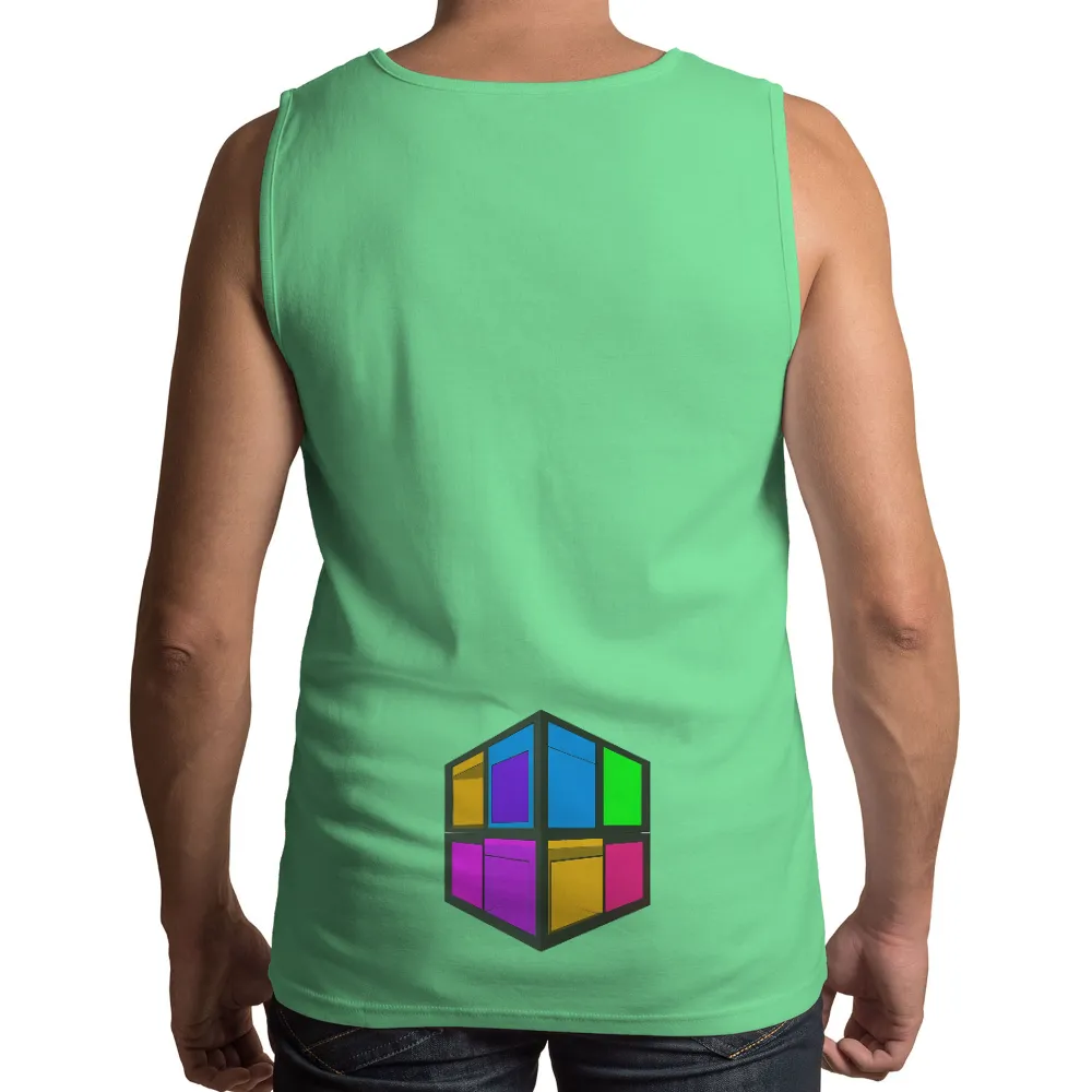 Modern Digital Art Cube: A Vibrant Symbol of the Digital Era|beer diversity t shirt