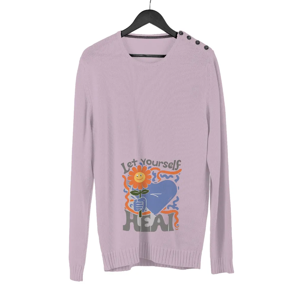 Customized Tee Shirts: Let Yourself Heal with Joyful Heart Design| emotional wellness tee