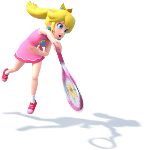 TShirt Printing: Princess Peach Tennis - Sports and Gaming Fusion