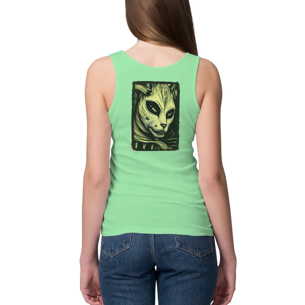 Tee Shirt Printing: Alien Cat Creature - Artistic Designs|adopt black cats shirt hot topic