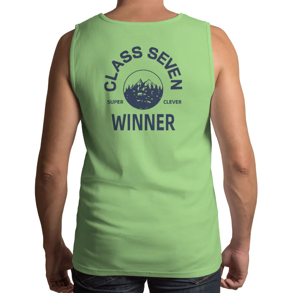 T-Shirts Custom: Class Seven Super Clever Winner - Mountain Adventure|smoky mountain family vacation shirts