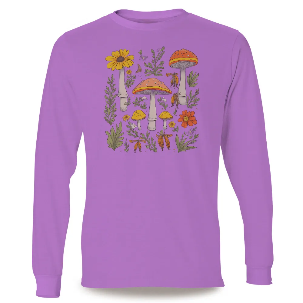 Mushroom Garden: A Whimsical T-Shirts Pattern|vettel save the bees t shirt