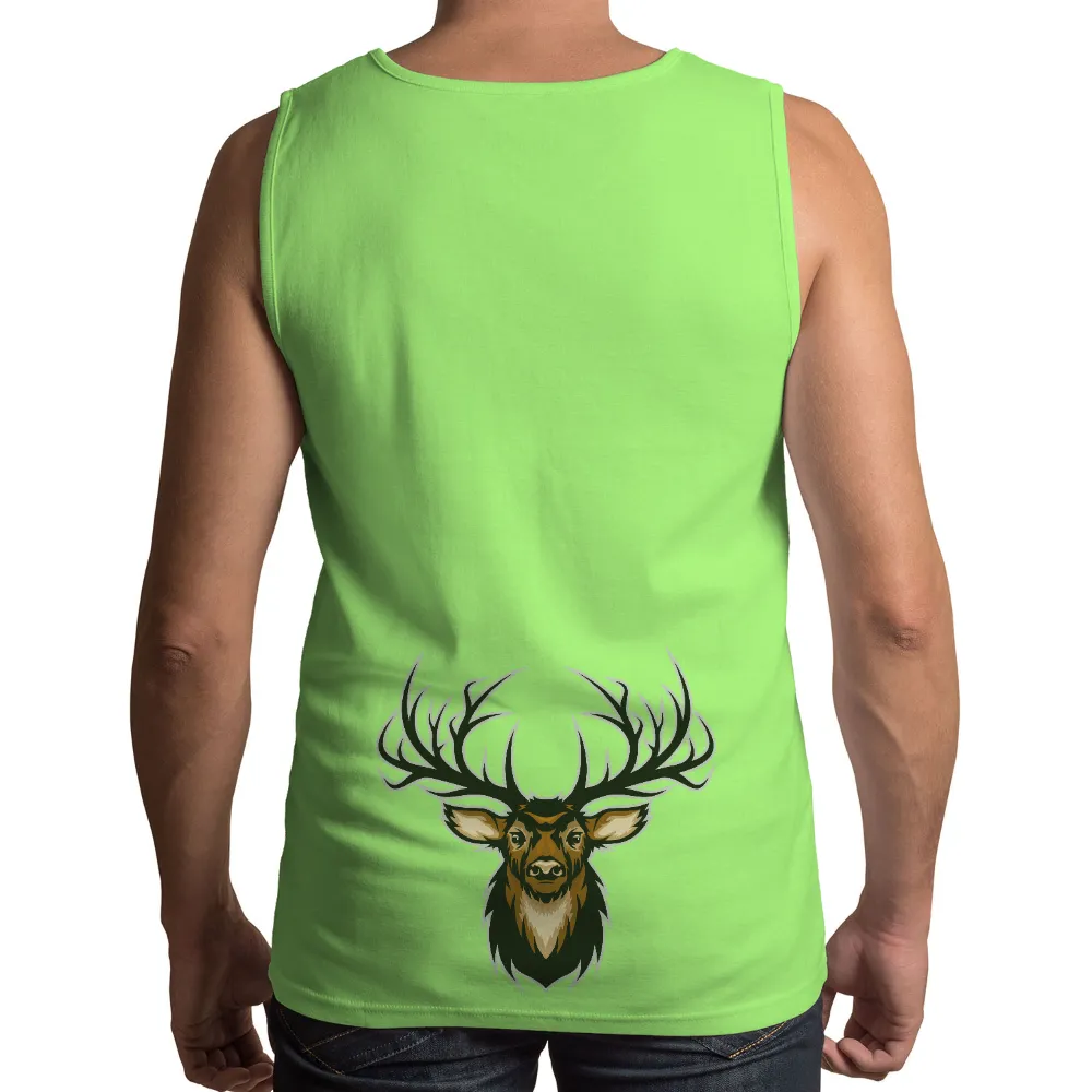 Forest Guardian: T-Shirt Printing Featuring Thorne the Deer|reign forest fronds camp shirt