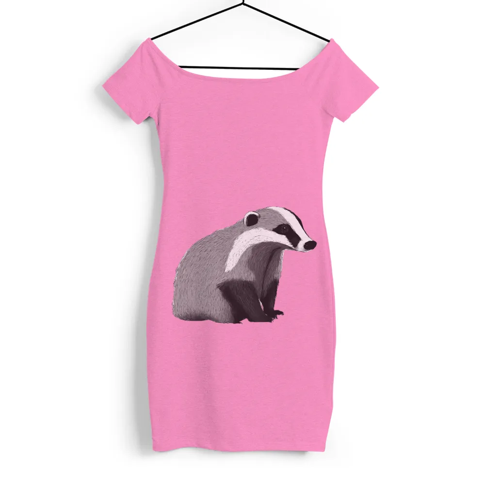 Badger T-Shirt Printing: A Tribute to Nature's Resilience|black and white shirt price