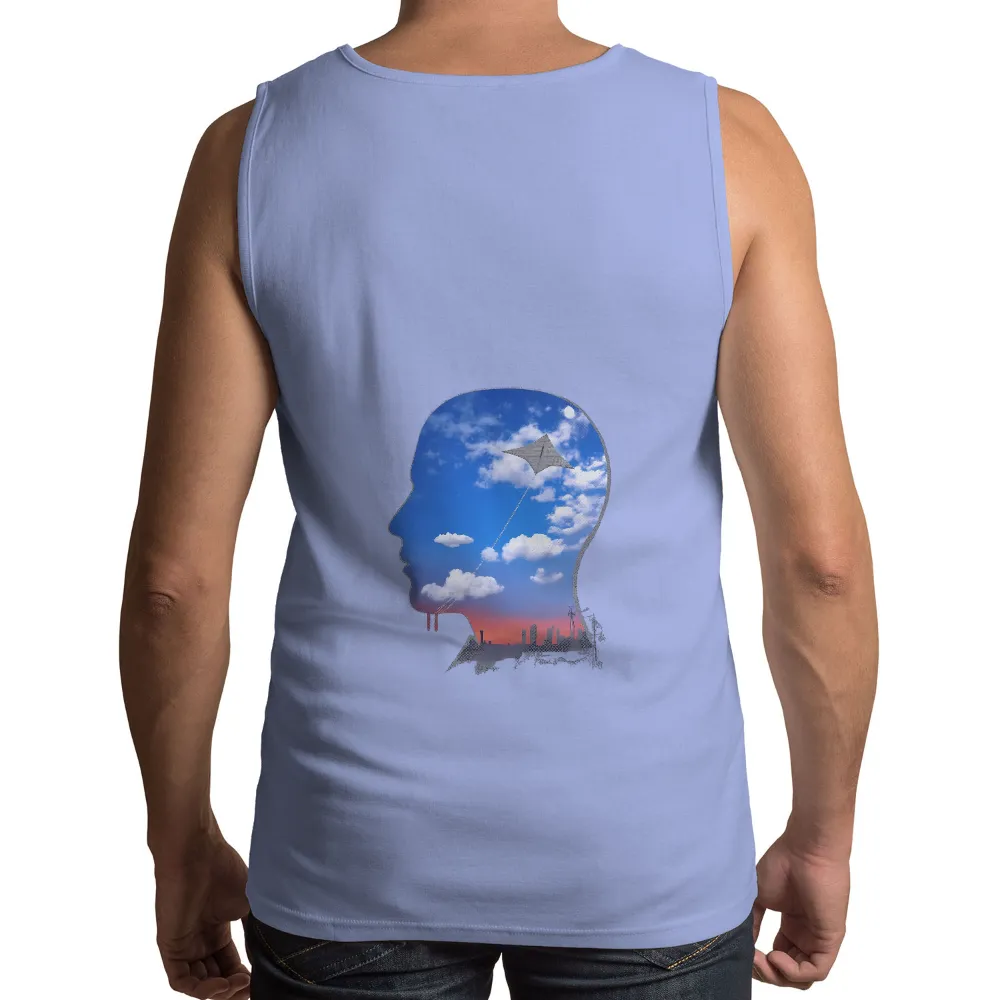 Graphic Tees: Childhood Dreams and Freedom| Child with a kite in the sky