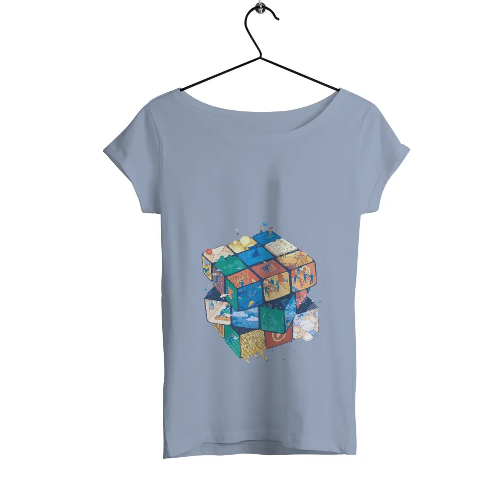 Graphic Tees: Life Moments on a Rubik's Cube|men's haggar classic fit premium comfort spread collar dress