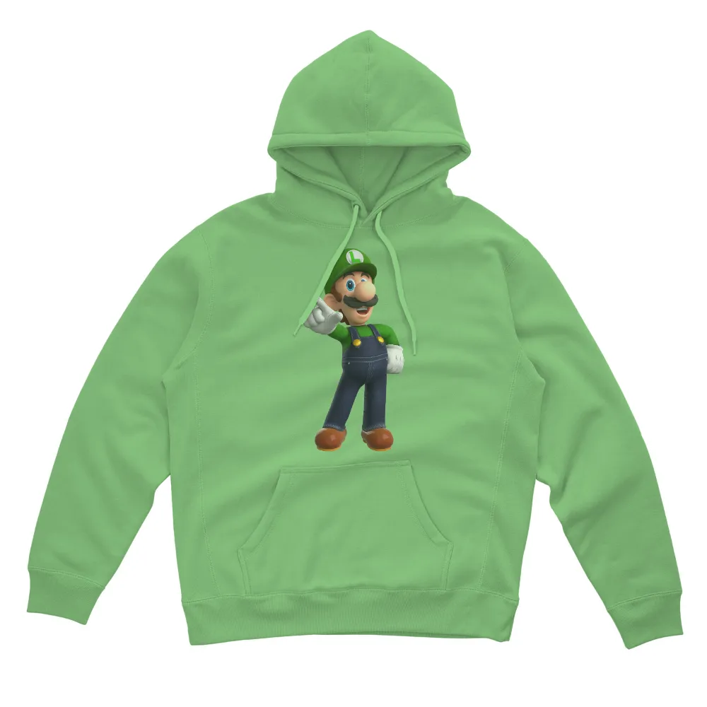 Customized Tee Shirts: Luigi's Adventure Spirit|nba vintage tees culture kings