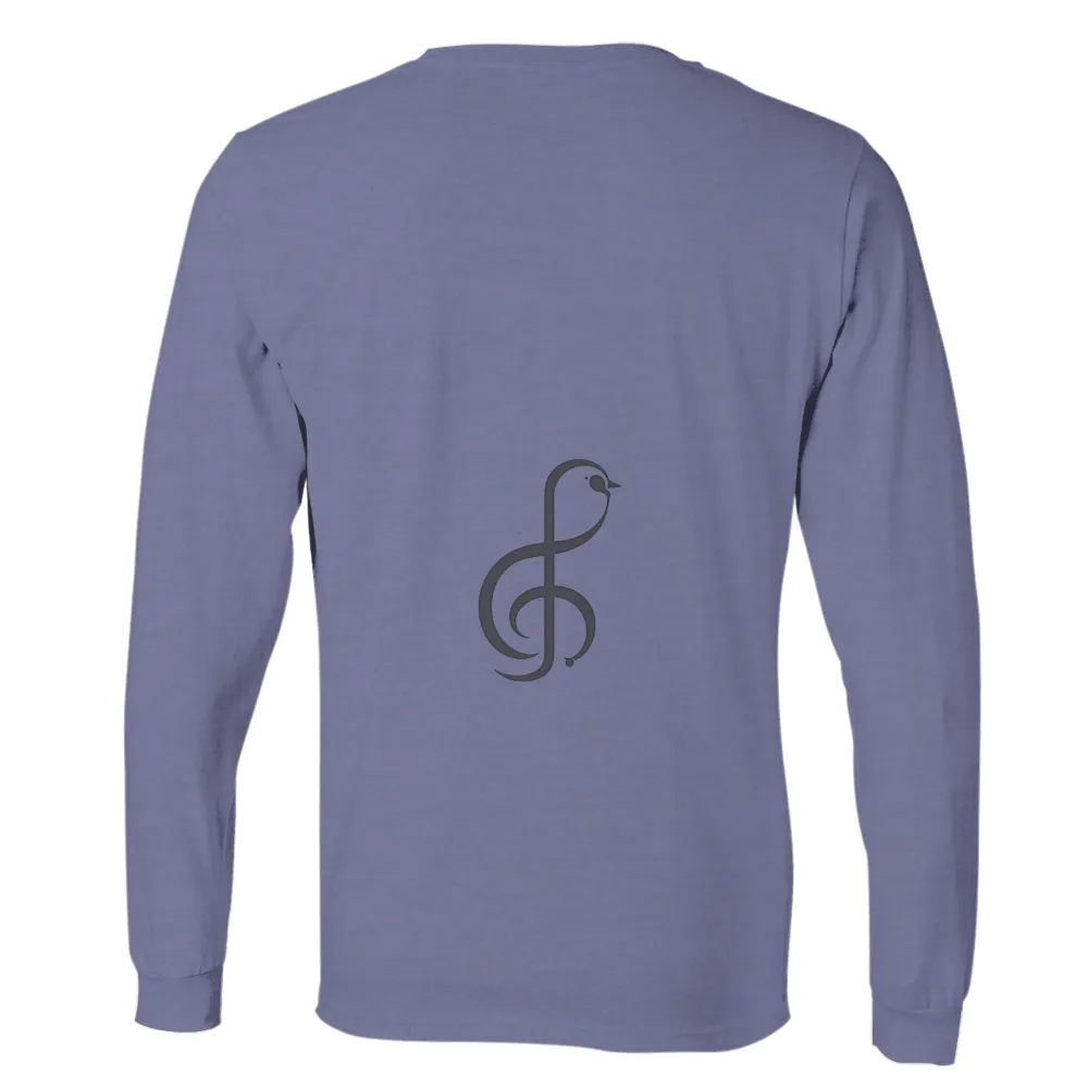 Minimalist Treble Clef Design: A Timeless Emblem of Music|80's music tshirts